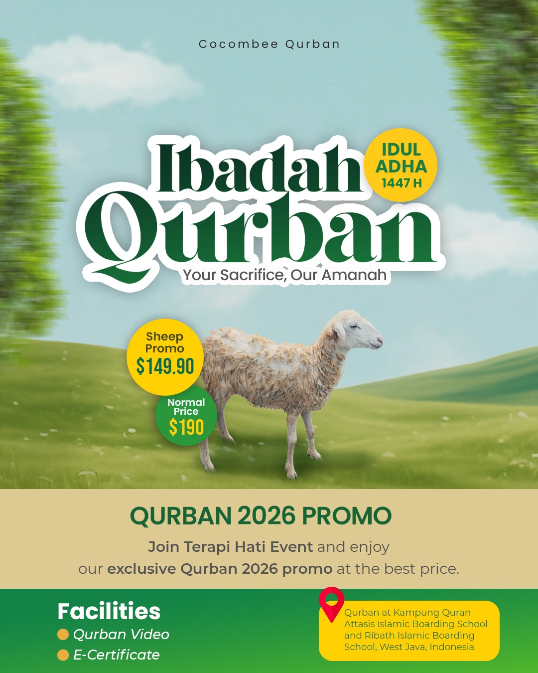 Special Bundling Qurban only for Terapi Hati Participant